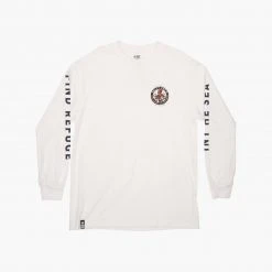 Salty Crew Deep Reach White L/S Standard Tee Mens