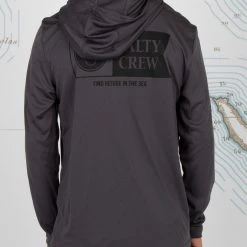 Salty Crew Alpha Boys Charcoal Tech Hood