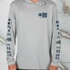 Salty Crew Mens Alpha Silver Hood Sunshirt