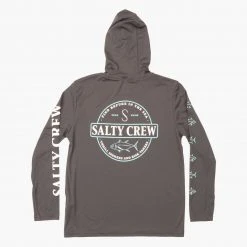 Salty Crew Youth Deep Sea Boys Charcoal Tech Hood