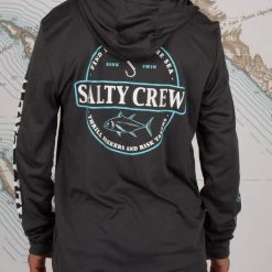 Salty Crew Youth Deep Sea Boys Charcoal Tech Hood