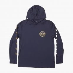 Salty Crew Deep Sea Boys Navy Tech Hood Youth