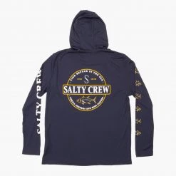 Salty Crew Deep Sea Boys Navy Tech Hood Youth