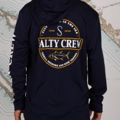 Salty Crew Deep Sea Boys Navy Tech Hood Youth