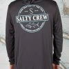 Salty Crew Deep Sea Charcoal Hood Sunshirt Mens