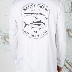 Salty Crew Surface White L/S Sunshirt