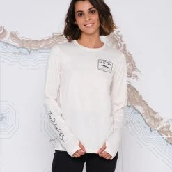 Salty Crew Stealth Pinnacle Off White Crew Womens