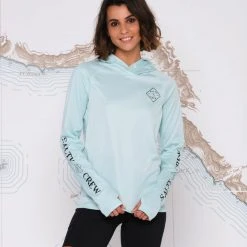 Salty Crew Womens Tippet Pinnacle Sea Foam Hoody
