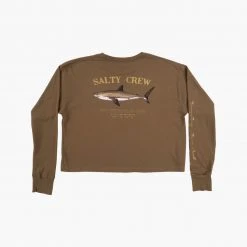 Salty Crew Bruce Military L/S Crop