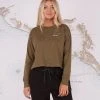 Salty Crew Bruce Military L/S Crop