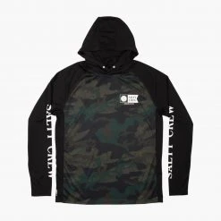 Salty Crew Alpha Flag Camo Pinnacle + Mask Sunshirt