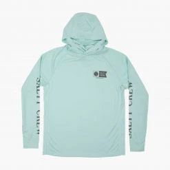 Salty Crew Alpha Flag Sea Foam Pinnacle + Mask Sunshirt
