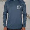Salty Crew Palomar Harbor Blue Pinnacle + Hood Sunshirt