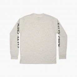 Salty Crew Deckhand Vintage White L/S Tech Tee Mens