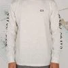 Salty Crew Deckhand Vintage White L/S Tech Tee Mens