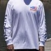 Salty Crew Mens Stars And Stripes White L/S Premium Tee