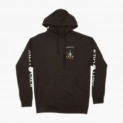 Salty Crew Tailed Black Hood Fleece Mens