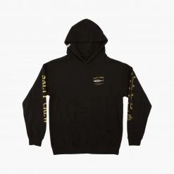 Salty Crew Bruce Boys Black Hood Fleece