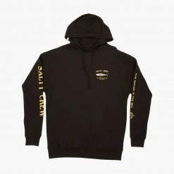 Salty Crew Mens Bruce Black Hood Fleece