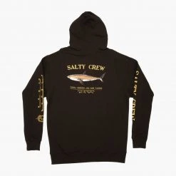 Salty Crew Mens Bruce Black Hood Fleece