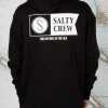 Salty Crew Alpha Black Hood Fleece Mens