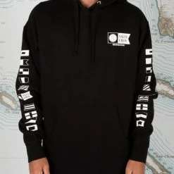 Salty Crew Alpha Black Hood Fleece Mens