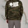 Salty Crew Mens Alpha Camo Hood Fleece