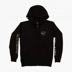 Salty Crew Bruce Black Zip Hoody Womens