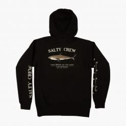 Salty Crew Bruce Black Zip Hoody Womens