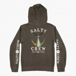 Salty Crew Tailed Faded Black Boyfriend Hoody