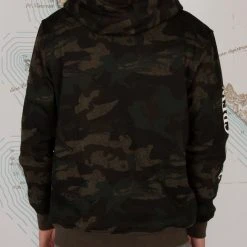 Salty Crew Refuge Sherpa Camo Zip Fleece