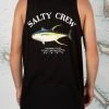 Salty Crew Mens Ahi Mount Black Tank