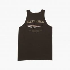 Salty Crew Bruce Black Tank Mens