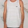Salty Crew Mens Ahoy White Tank Top