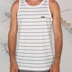 Salty Crew Mens Ahoy White Tank Top
