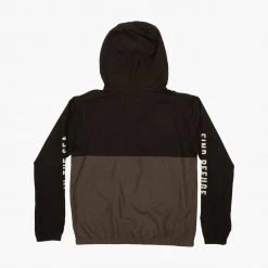 Salty Crew Twin Fin Boys Black/Grey Windbreaker Youth