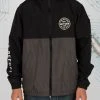 Salty Crew Twin Fin Boys Black/Grey Windbreaker Youth