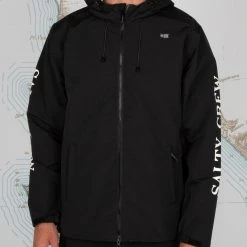 Salty Crew Pinnacle Black Jacket
