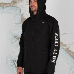 Salty Crew Pinnacle Black Jacket