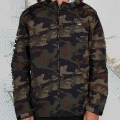 Salty Crew Pinnacle Camo Jacket Mens