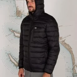 Salty Crew Mens Barrier Black Jacket