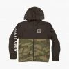 Salty Crew S-Hook Boys Black Camo Windbreaker