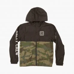 Salty Crew S-Hook Boys Black Camo Windbreaker