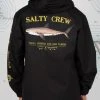 Salty Crew Youth Bruce Boys Black Snap Jacket