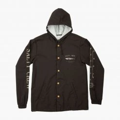 Salty Crew Bruce Black Snap Jacket