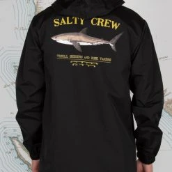 Salty Crew Bruce Black Snap Jacket