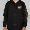 Salty Crew Bruce Black Snap Jacket