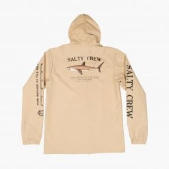 Salty Crew Mens Bruce Cream Snap Jacket