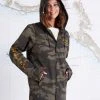 Salty Crew Stealth Camo Snap Jacket Womens