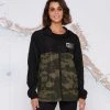 Salty Crew Alpha Black Camo Windbreaker